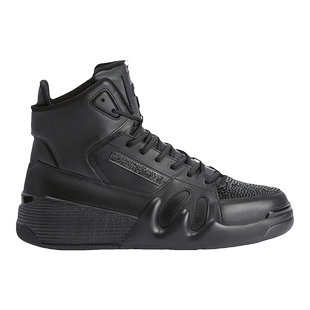 Giuseppe ZanottiGZ男士Talon鹰爪水钻高帮运动鞋