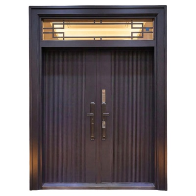 锌合金双开别墅自建房防盗入户门