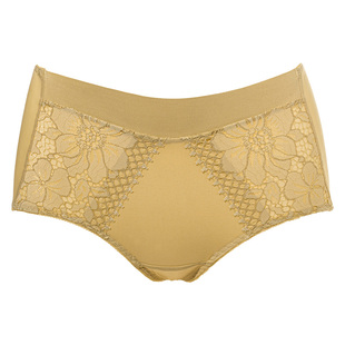 奥丝蓝黛女士性感舒适配套内裤光滑易洗易干蕾丝中腰三角裤8828