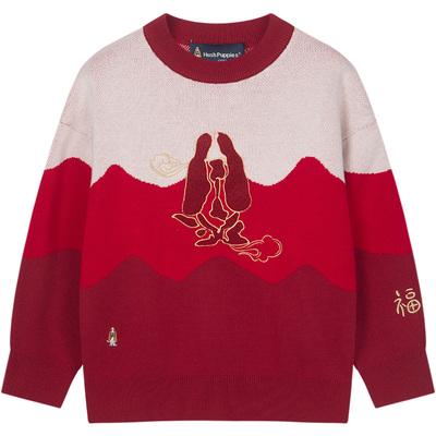 暇步士男童女童保暖毛衣