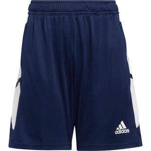 adidas官方outlets阿迪达斯男女大童速干足球运动短裤H23703