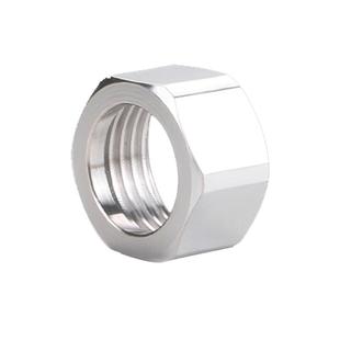 不锈钢波纹管专用接头4分6分1寸304螺帽进水软管螺母配件铜螺帽