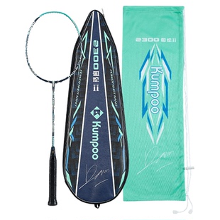 薰风2300国伦二2代高磅耐打羽毛球拍碳素超轻纳米中杆熏风单羽拍