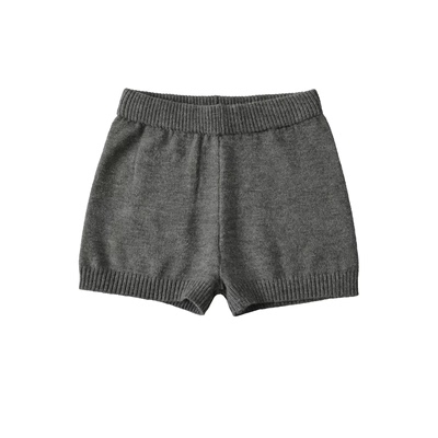 辣妹风灰色针织短裤女打底裤