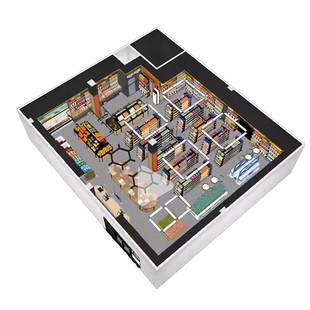 超市布局设计便利店布局手机店服装店布局设计店铺布局设计效果图