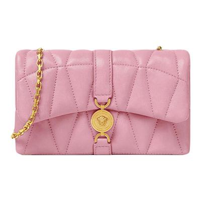 【季末优惠】VERSACE/范思哲 女士Kleio绗缝迷你包