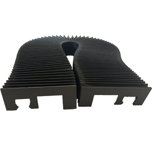 柔性风琴防护罩直线导轨防尘罩防火阻燃数控机床设备皮老虎风琴罩