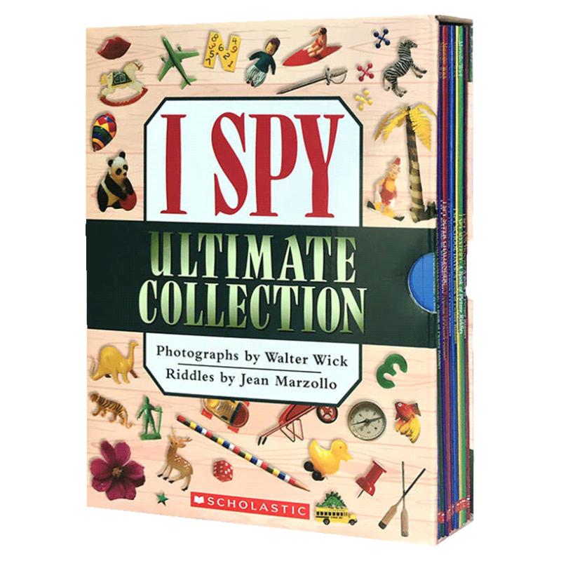 视觉大发现10册合集 英文原版绘本 I Spy Ultimate Collection 儿童故事书 开发大脑益智游戏 Scholastic 幼儿启蒙 进口英语书籍