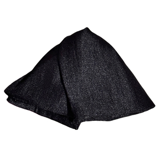 纯黑色贝壳三角形抓夹女秋冬新款大号盘发鲨鱼夹子赫本风发夹头饰