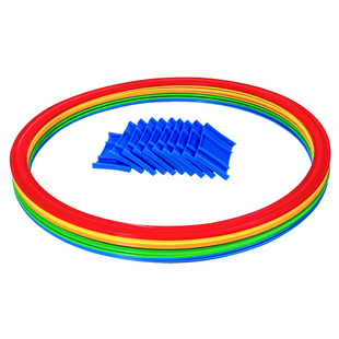 感统训练器材儿童跳圈环家用跳房子圈圈跳格子幼儿园体能运动玩具