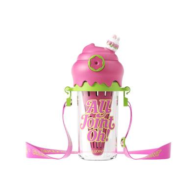 优仅冰淇淋杯大容量水杯上学便携儿童杯子女生可爱泡茶高颜值