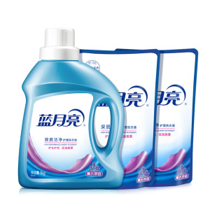 蓝月亮洗衣液薰衣草香除螨家用瓶袋套装正品