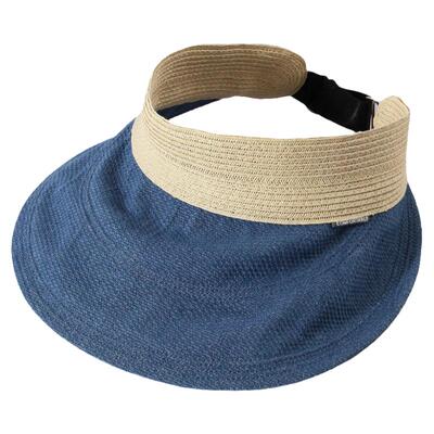 Cosmic Kwllen日本可折叠轻便牛仔空顶帽日系大檐防晒遮阳帽女