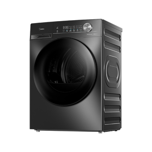 美的变频热泵式烘干机家用全自动滚筒干衣机10kg烘干洗衣机官方店