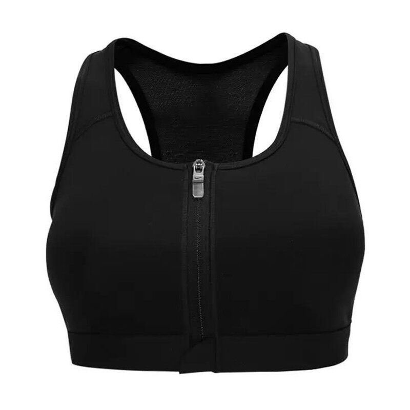 耐克运动文胸拉链前扣无钢圈内衣