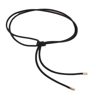 高级软皮绳打结腰带女搭配大衣时尚配羽绒服装饰毛衣裙子细皮带潮