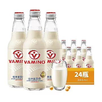 泰国原装进口哇米诺原味豆奶300ml*24瓶