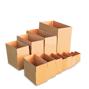 100个/组纸箱批发瓦纸板箱快递发货包装盒淘宝搬家邮政纸盒子定做