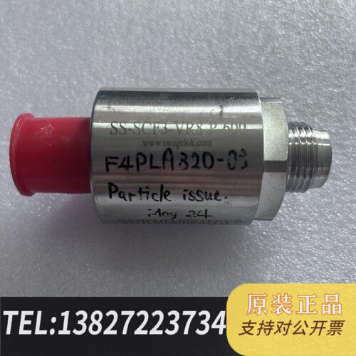原装正品Swagelok压力传感器SSSCF3VR8P600现货议价