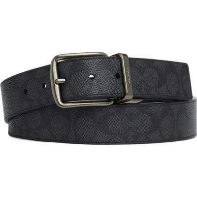 【新品】COACH/蔻驰奥莱男士HARNESS针扣可裁剪双面腰带，38MM