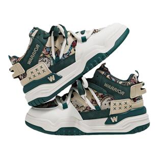 回力官方旗舰店男鞋高帮板鞋男款2025新款皮面百搭潮鞋休闲运动鞋