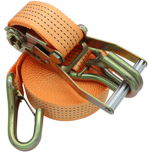 防脱钩双排自锁钩5cm5T 货物捆绑带拉紧器加厚货车集装箱防风固定