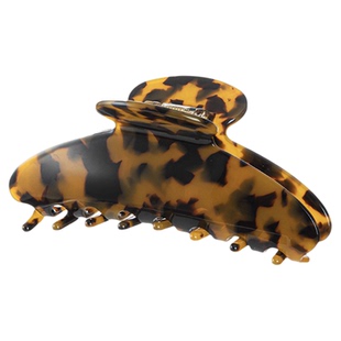 霜山醋酸抓夹慵懒风盘发器鲨鱼夹懒人半扎发夹子晕染头饰发抓发夹