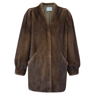 JOY2398 LUCKY START 幸运星 芬兰saga进口皇冠天鹅绒水貂大衣