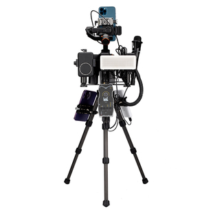 芯鲜旋风1号移动直播拍摄稳定器支架设备全套走播手机云台适用浩瀚MT2 M6三脚架网红户外主播K歌跳舞炸街神器