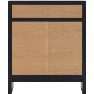 吱艺家用入户门口玄关鞋柜门外走廊用简约高级感室内床边柜子定制