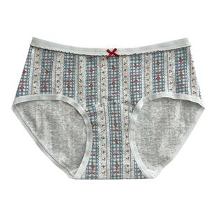 内裤女生纯棉7a抗菌全棉加长裆女士亲肤中腰少女三角短裤2025新款