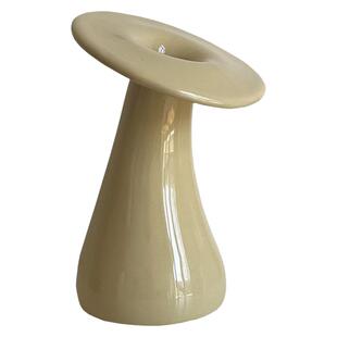 ReFound创意陶瓷蘑菇形花瓶可爱童趣造型桌面装饰插花器家居艺术