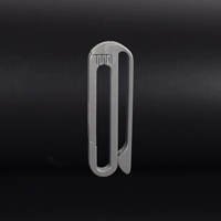 Титановая пряжка типа B + кольцо из нержавеющей стали.