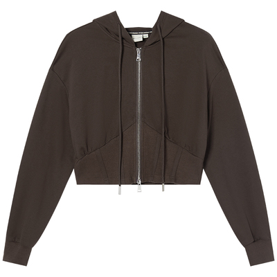 Eptison复古短外套抹胸两件套