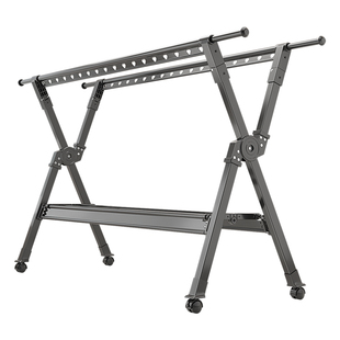 折叠家用阳台晾衣架落地户外伸缩晾衣杆挂衣架晒被神器架子晒衣架