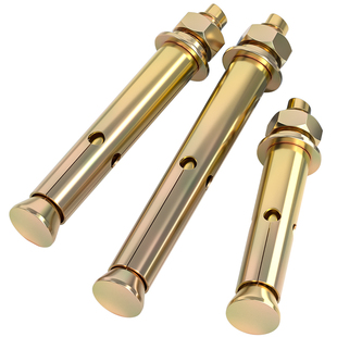 国标铁镀彩锌外膨胀螺丝螺栓小头拉爆爆炸钉膨胀管M6M8M10M12M14