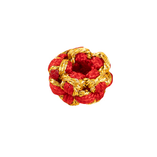 桃花结线圈手工编织手绳手链手串挂件编绳隔珠材料包DIY配饰件