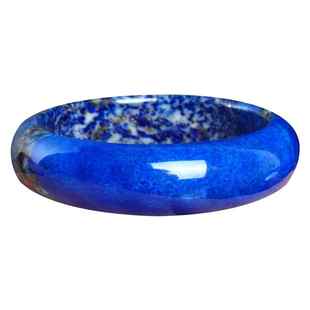 天然青金石手镯福利捡漏女款镯子老矿料帝王青牛仔蓝送鉴定证书