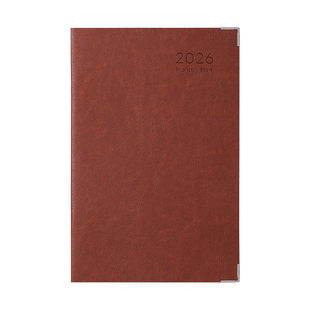 英力佳日历记事本工作小秘书年历本月计划本2026年日程本日志本时间管理效率手册带日期的笔记本本子定制logo