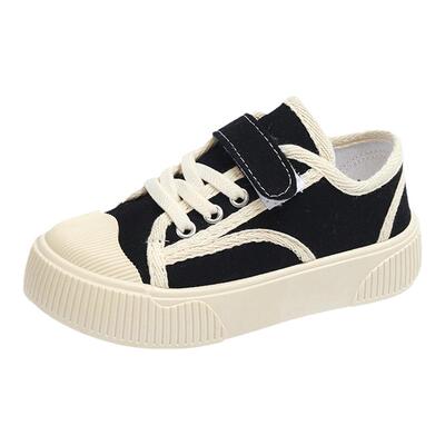 儿童帆布鞋春秋百搭小学生