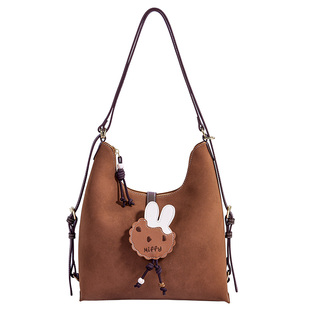 米菲托特包2025年超火大容量腋下单肩包大学生上课双肩包一包三用