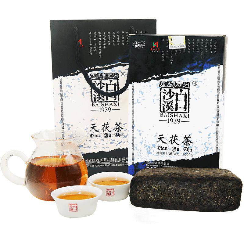 湖南安化黑茶正品金花2014年1kg