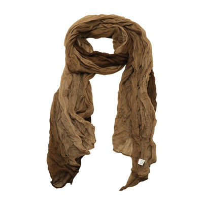 复古渐变民族风褶皱头巾女