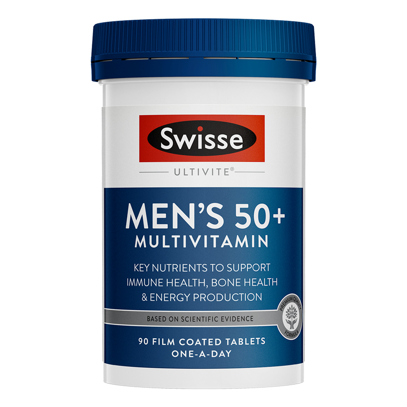 Swisse男士中老年复合维生素50+男性保健品营养包五十岁以上正品
