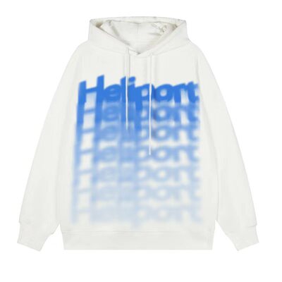 heliport虚幻渐变连帽卫衣