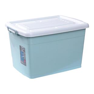 环保pp学校加厚塑料带滑轮整理箱衣物玩具杂物收纳箱宿舍储物箱