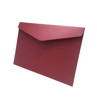 大信封a4文件袋定制 文艺高端大号订做加厚空白投标高级感烫金logo商务大红色合同9号珠光纸质公司活页信封袋