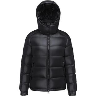 波司登25新款男女同款鹅绒时尚泡芙可脱卸帽短款羽绒服B250243110