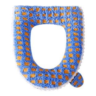 马桶坐垫冬季加厚保暖羊羔绒防水家用坐便器坐垫套小香风马桶圈套