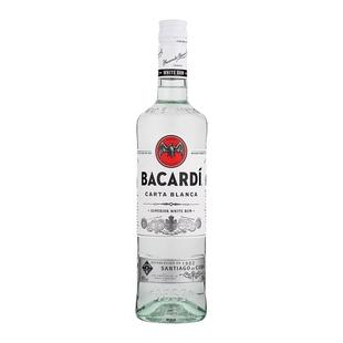 【自营】Bacardi百加得白朗姆酒500ml莫吉托鸡尾酒烘焙基酒洋酒